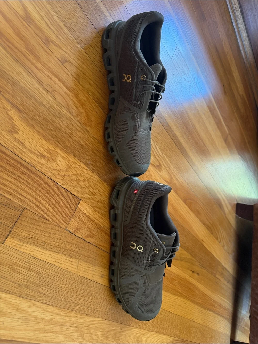 On Running Men's Cloud 6 Sneakers in Grizzly Grizzly(earth-toned brown)